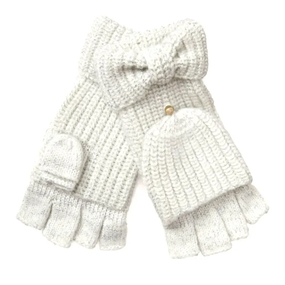 Kate Spade‎ Bow Top Pop Gloves- Cream
